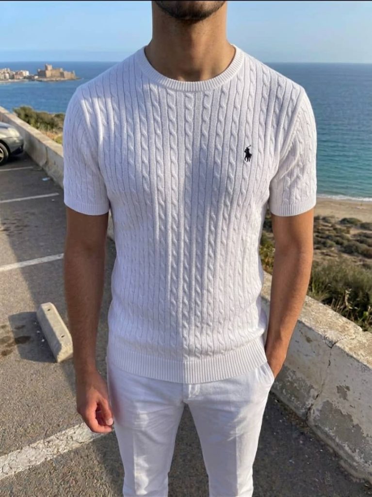 Polo Ralph Lauren T-shirt en Maille Torsadée